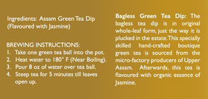 Bagless Green Tea Dip (Jasmine) - 30gm
