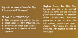 Bagless Green Tea Dip (Pineapple) - 30gm