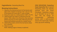 Load image into Gallery viewer, High Mountain Darjeeling Super Specialty Tea - 50gm
