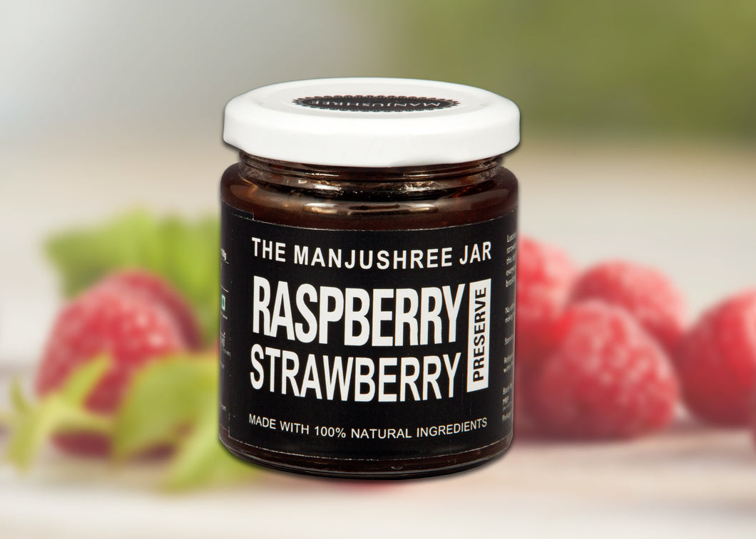 Raspberry Strawberry Preserve, 240 Gms